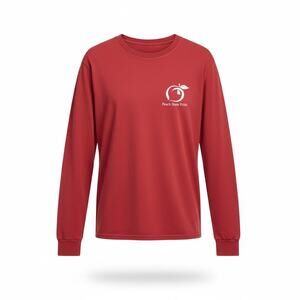 Peach State Pride Long Sleeve T-Shirt Small S Red Bobwhite Quail Georgia